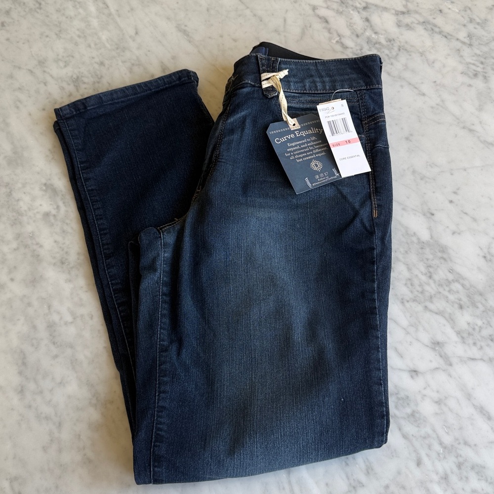 Democracy “Ab”solution Patriot High Waist Straight Leg Denim NWT